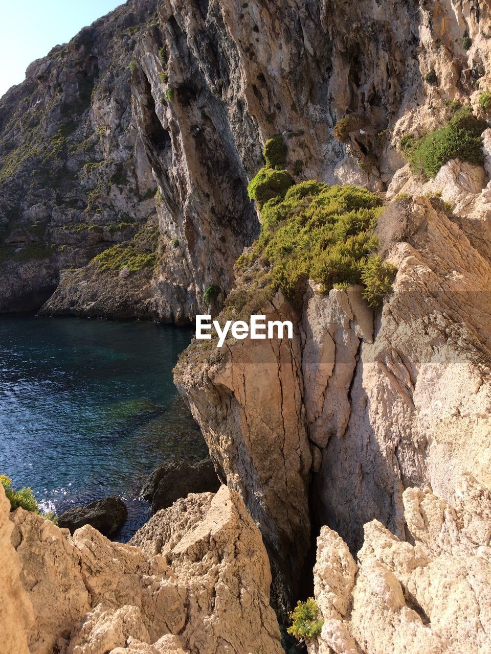Scenic view of mountain against sky