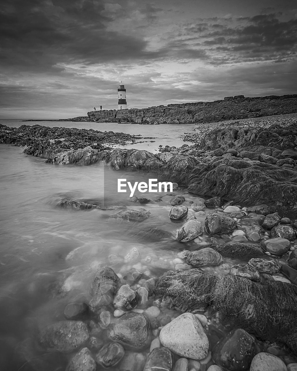 VIEW OF SEA AGAINST CLOUDY SKY