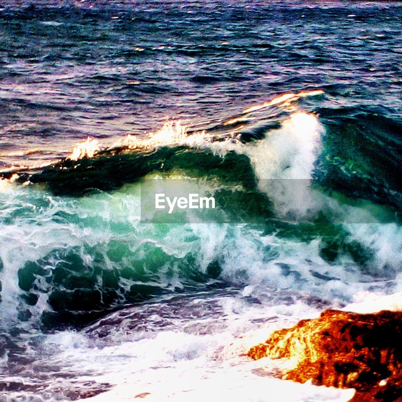 SCENIC VIEW OF SEA WAVES