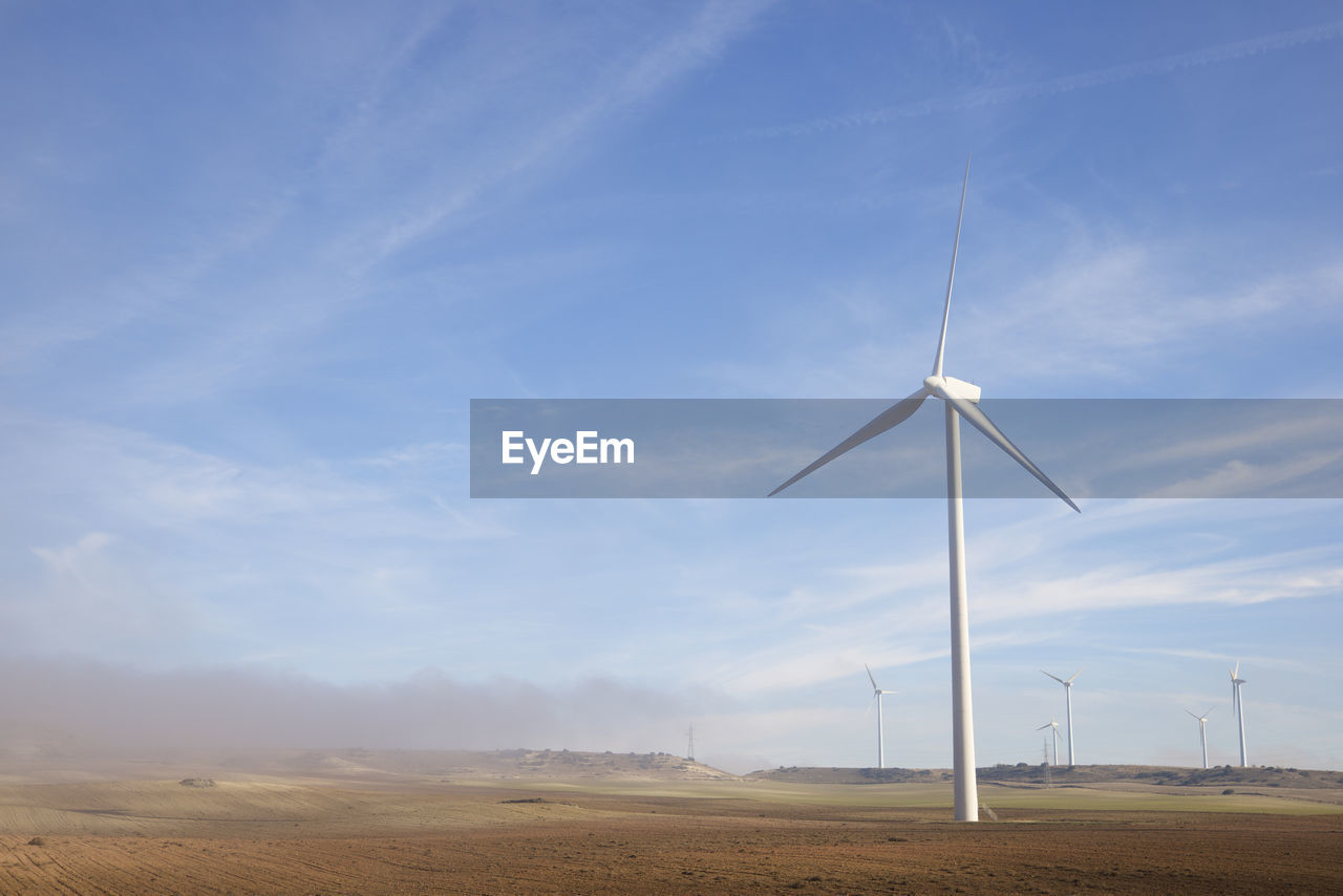 Wind turbines for sustainable electric energy production in spain.