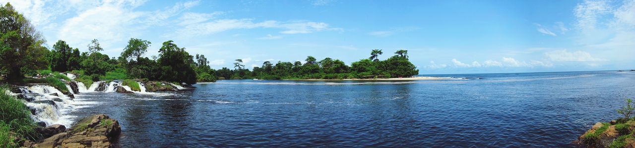 PANORAMIC VIEW OF BEACH AGAINST SKY