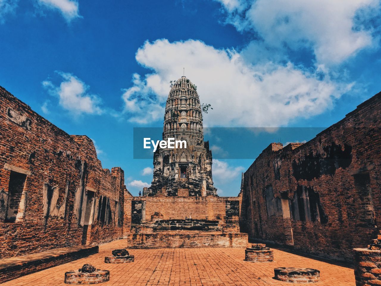 PANORAMIC VIEW OF TEMPLE AGAINST SKY