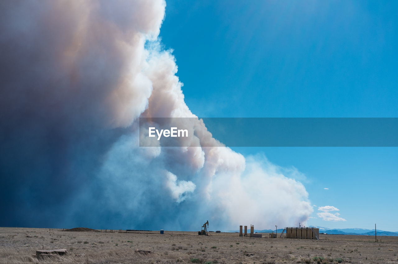 PANORAMIC VIEW OF DESERT AGAINST SKY