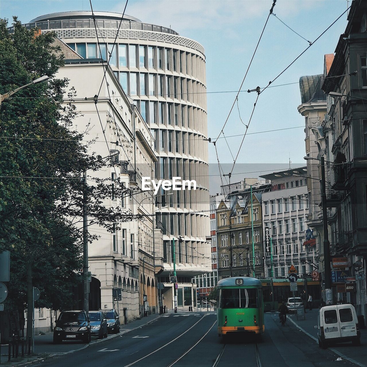 View of street and buildings