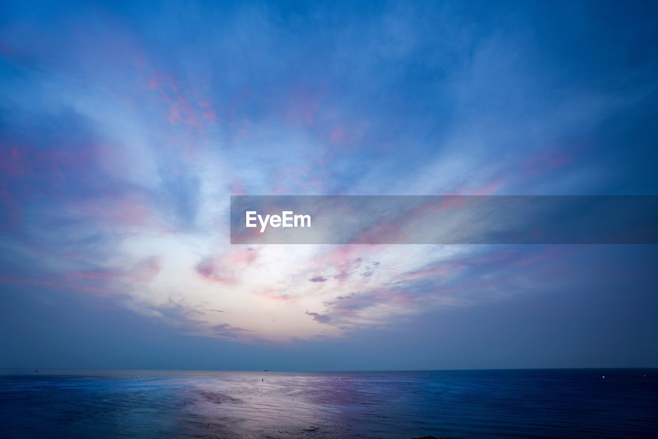 SCENIC VIEW OF SEASCAPE AGAINST SKY