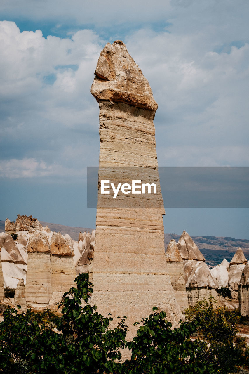 VIEW OF ROCK FORMATIONS