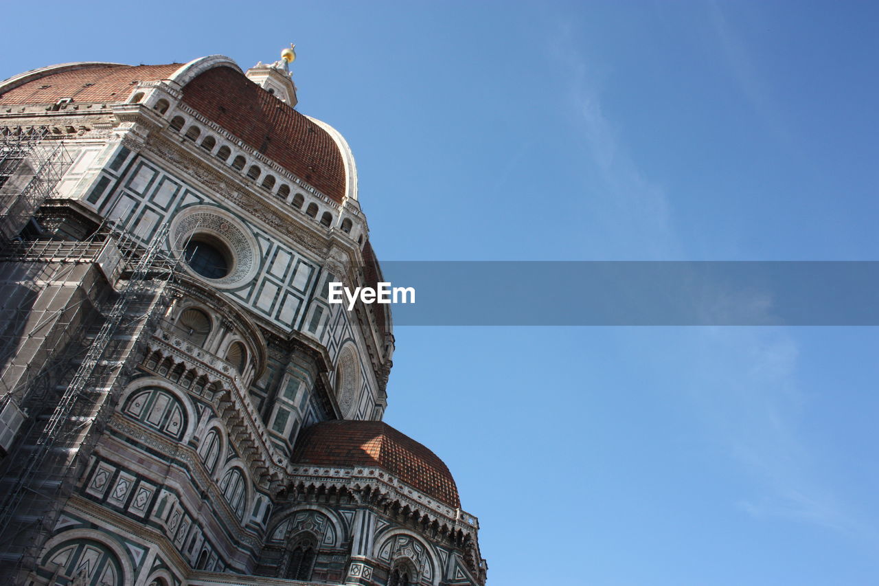 Marble monument of the duomo of milan