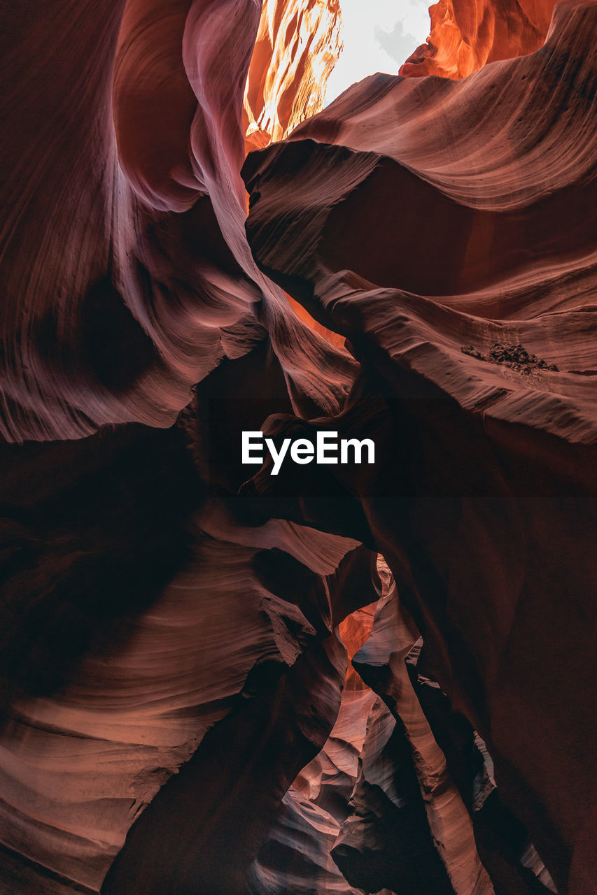 FULL FRAME SHOT OF ROCKS WITH ROCK FORMATION