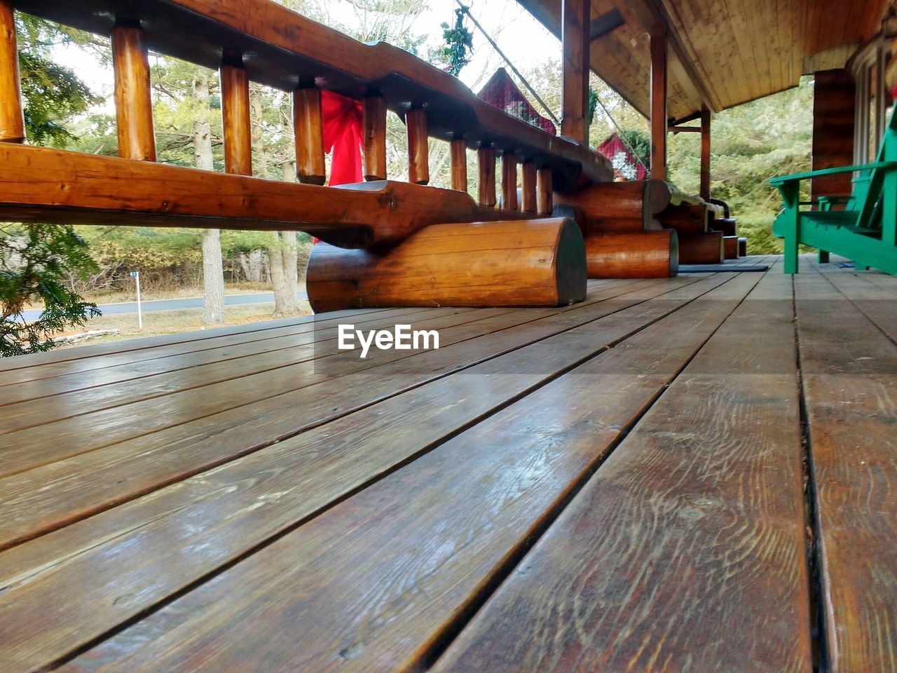 WOODEN STRUCTURE ON WOODEN WALL