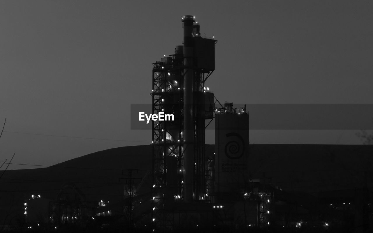 LOW ANGLE VIEW OF COMMUNICATIONS TOWER