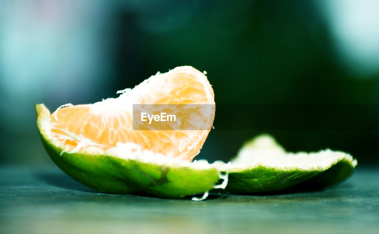 Appetizing ripe oranges on blurred background