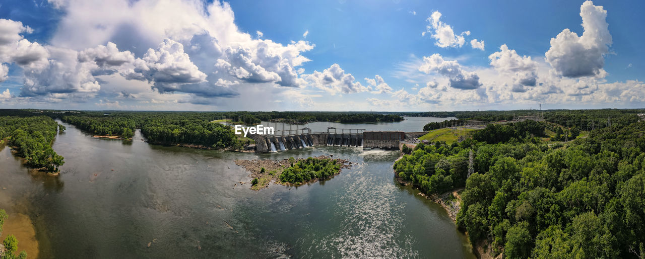 PANORAMIC VIEW OF RIVER AGAINST SKY