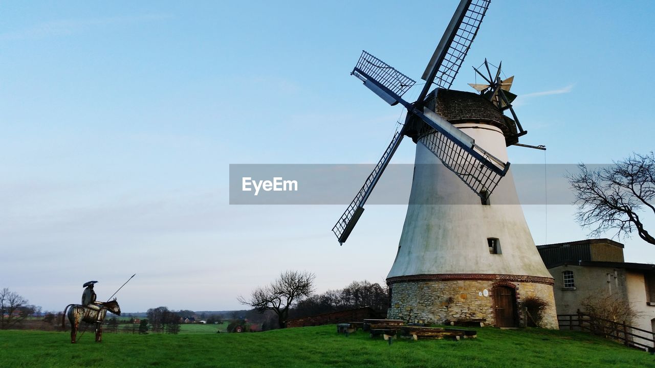 WIND TURBINES ON LANDSCAPE