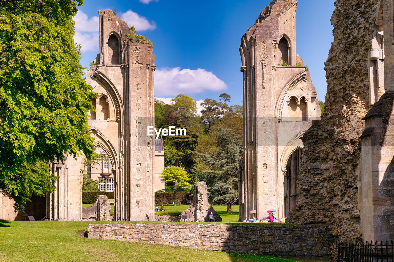 Abbey ruins, glastonbury