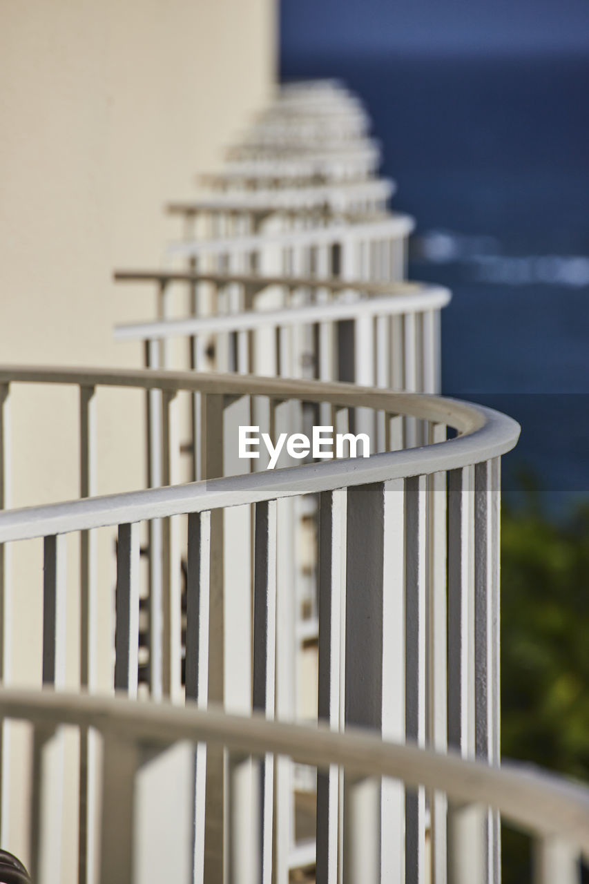 close-up of metallic fence