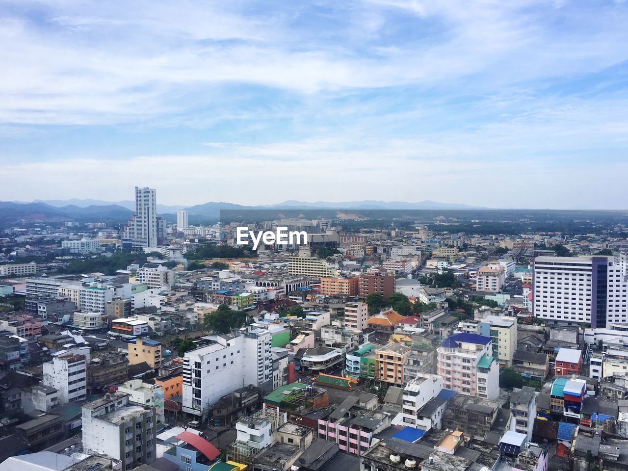 Cityscape against sky