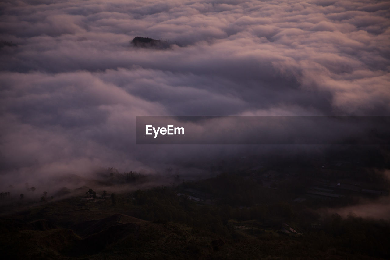 Cloudscape at sunset