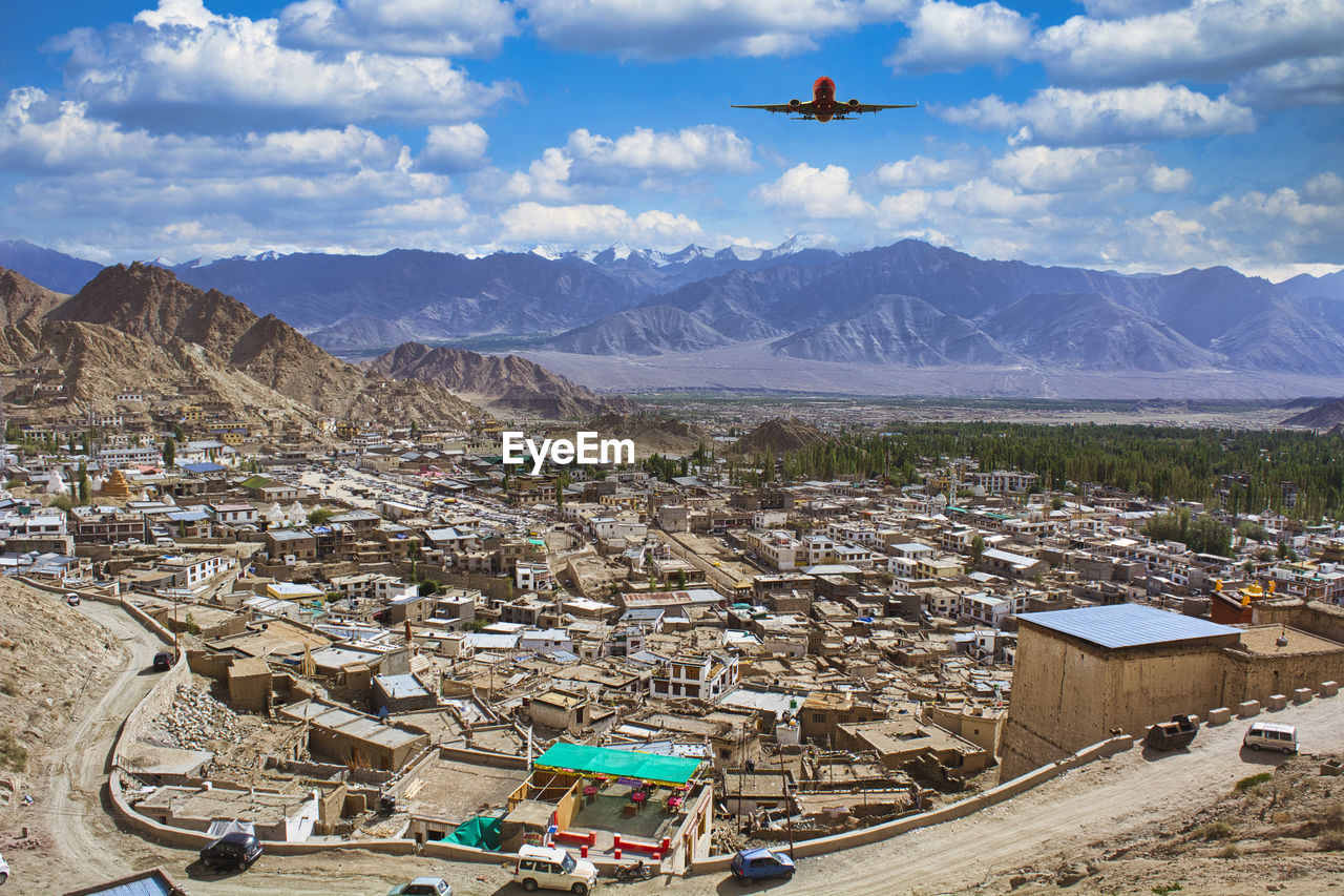 A beautiful town in ladakh rejion