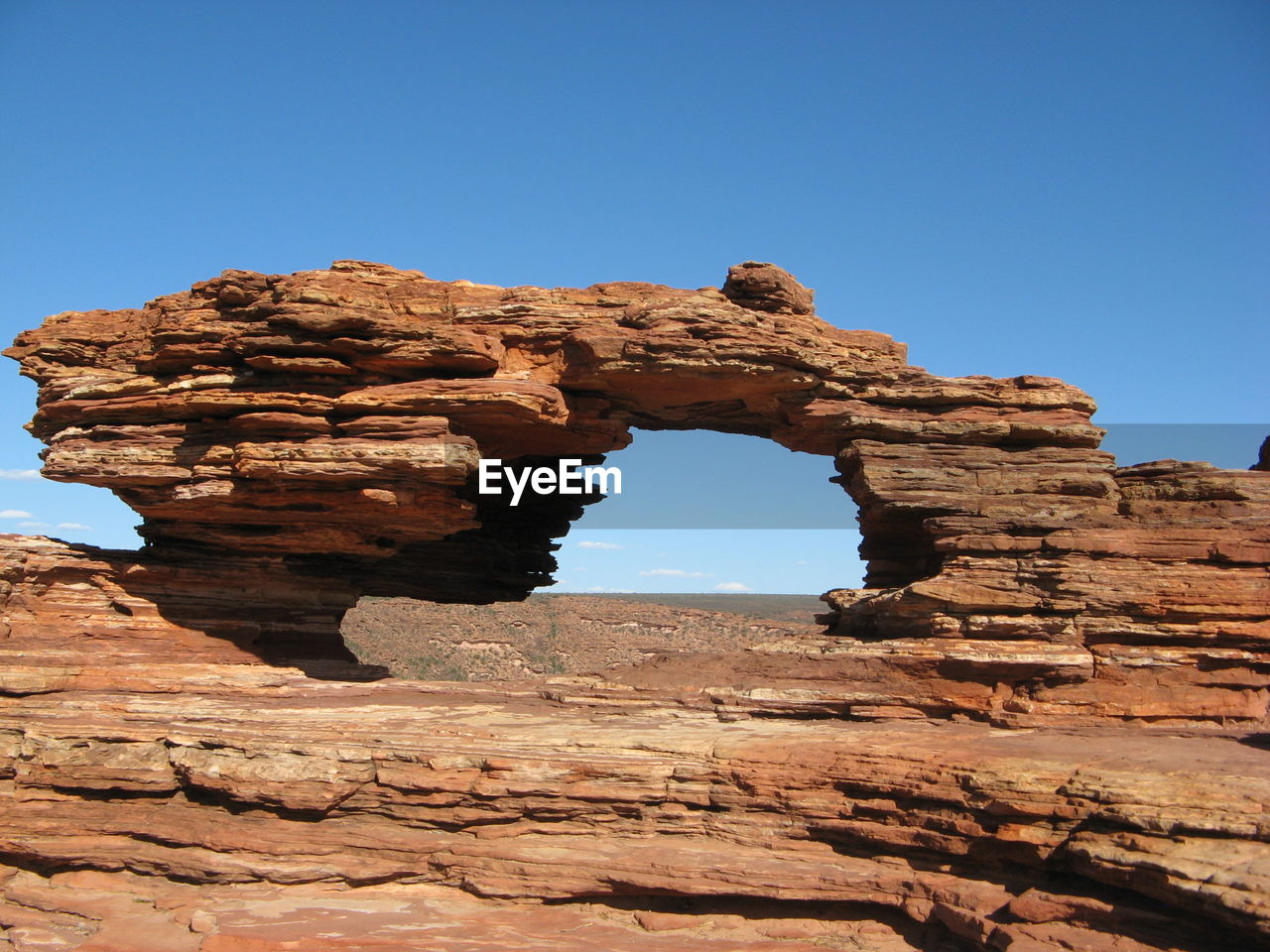 VIEW OF ROCK FORMATIONS