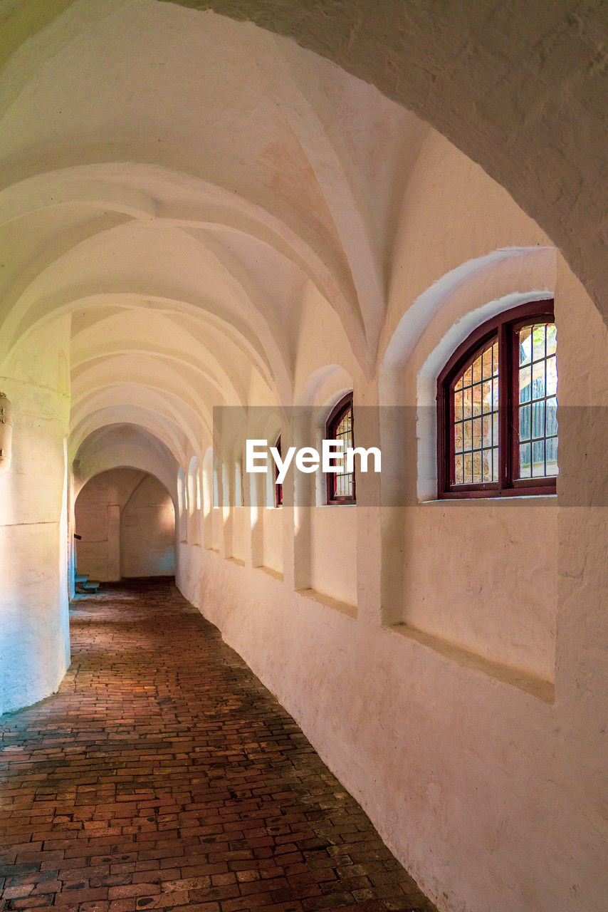 Cloister in st. johannis monastery in schleswig, germany.