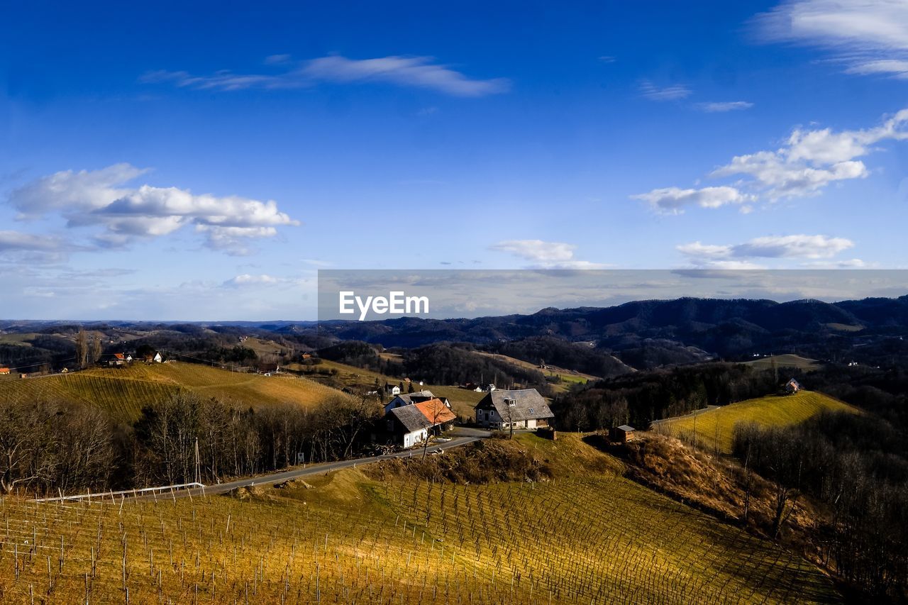 Landscape in southern styria