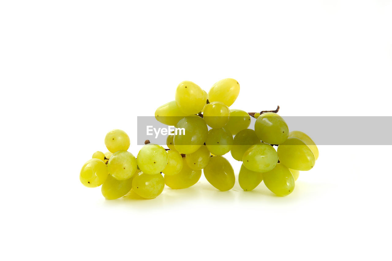 fruit, grape, food and drink, food, yellow, produce, healthy eating, plant, white background, sultana, studio shot, wellbeing, cut out, freshness, no people, indoors, green, flower, large group of objects, bunch, still life, group of objects