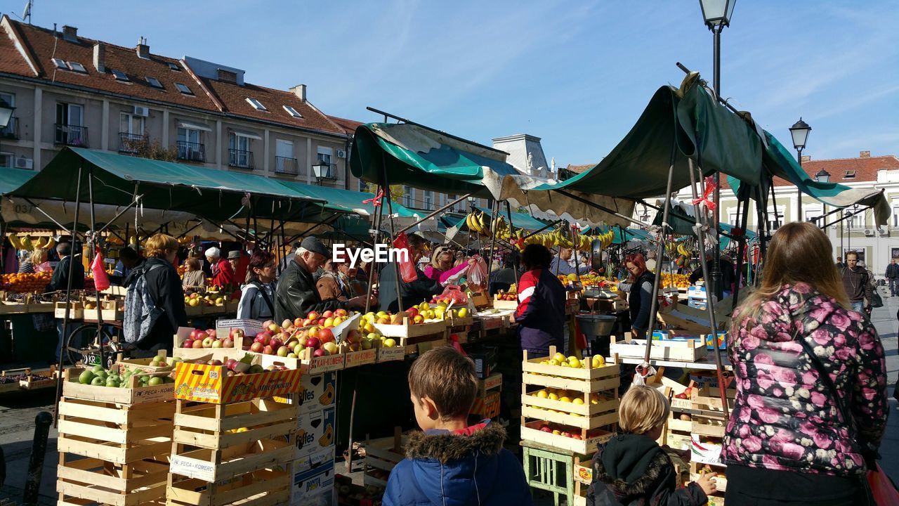 VIEW OF MARKET STALL FOR SALE