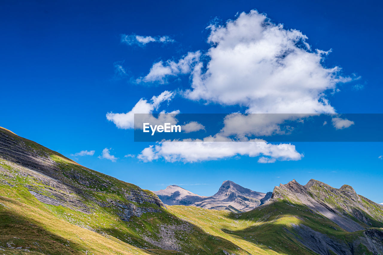 low angle view of mountain against sky