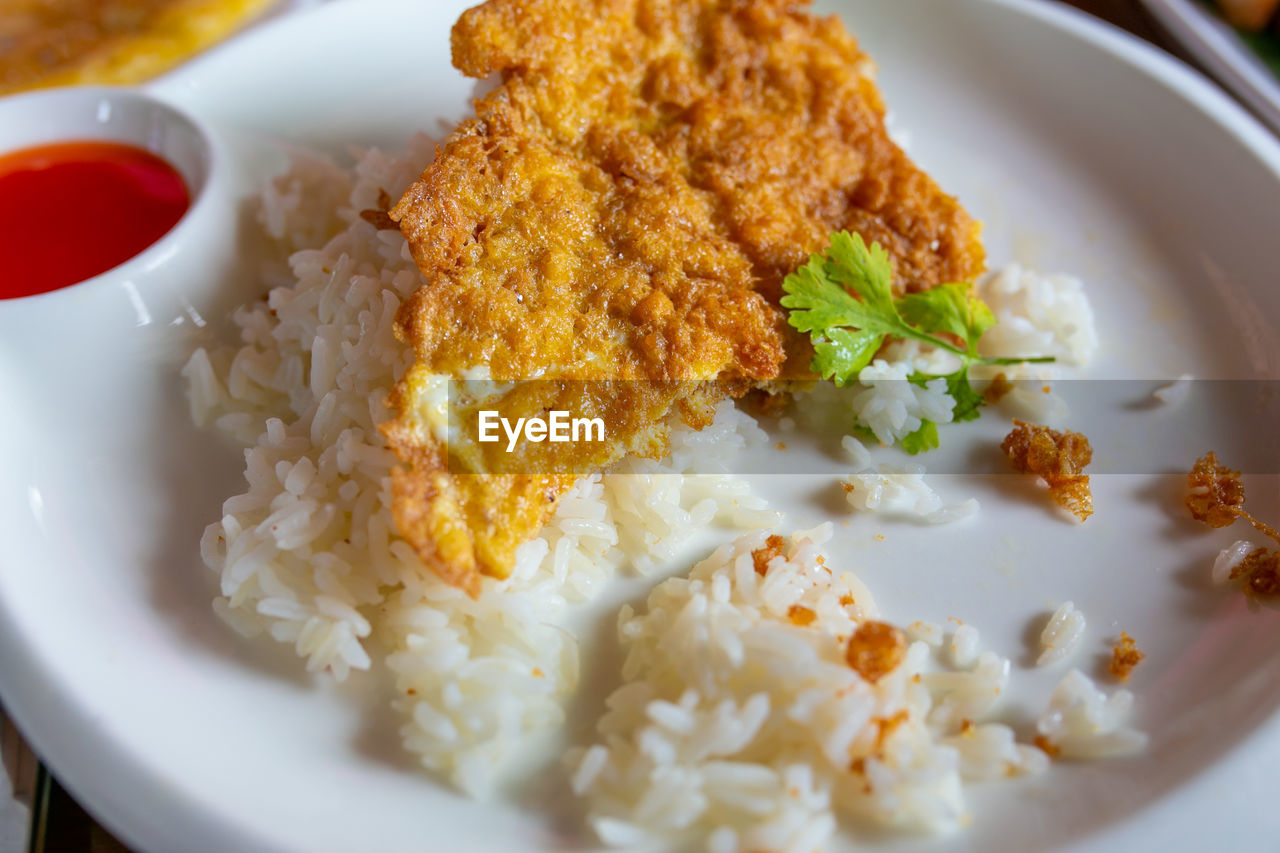 close-up of food served in plate