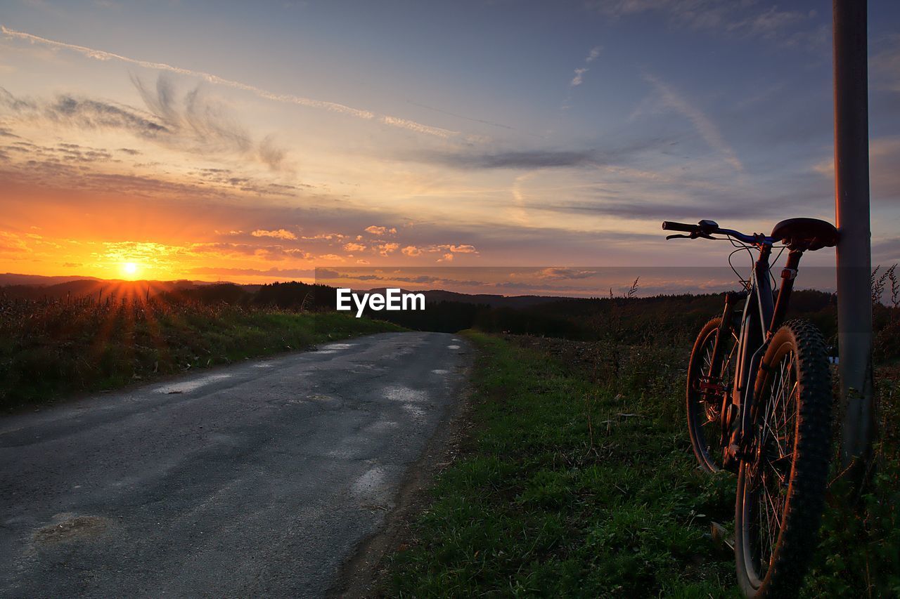 Sunset bike