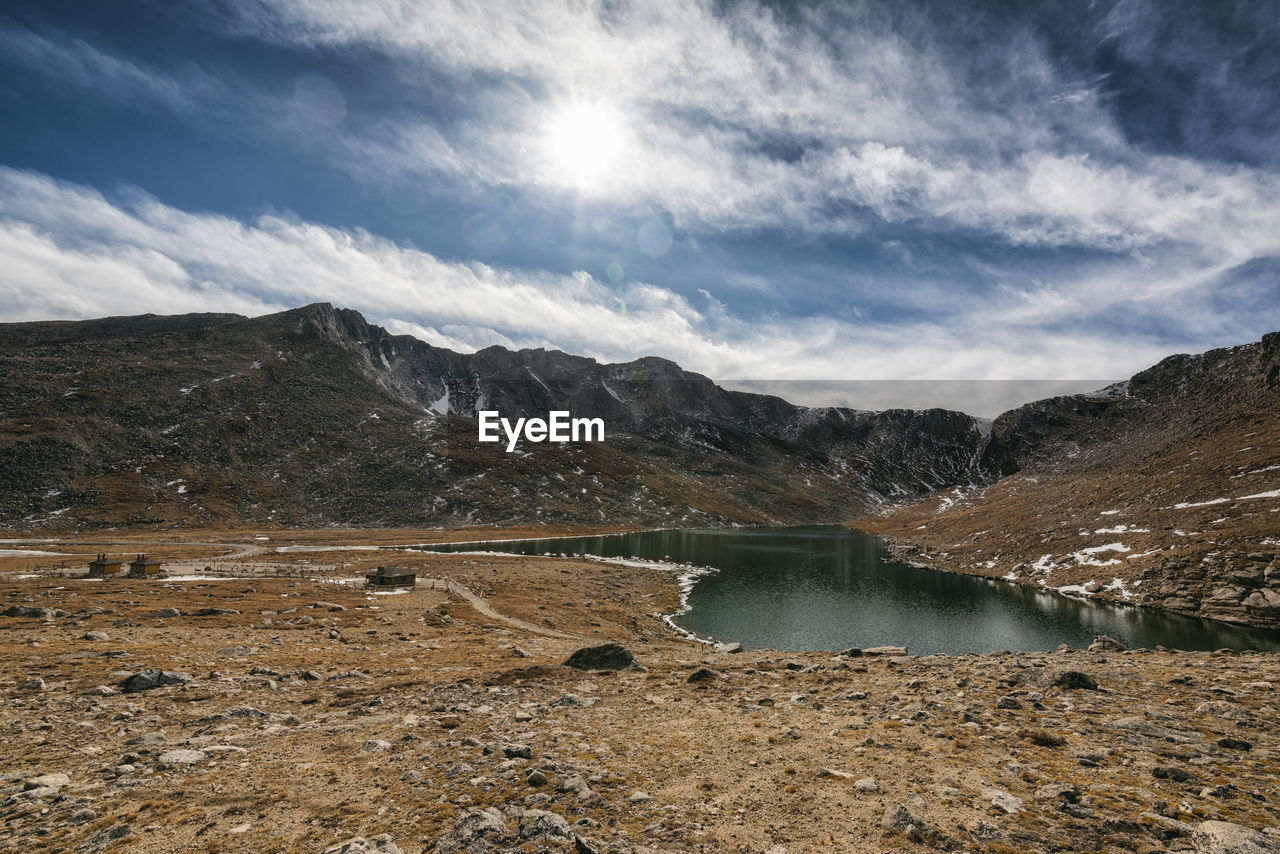 Summit lake in the mount evans wilderness, colorado