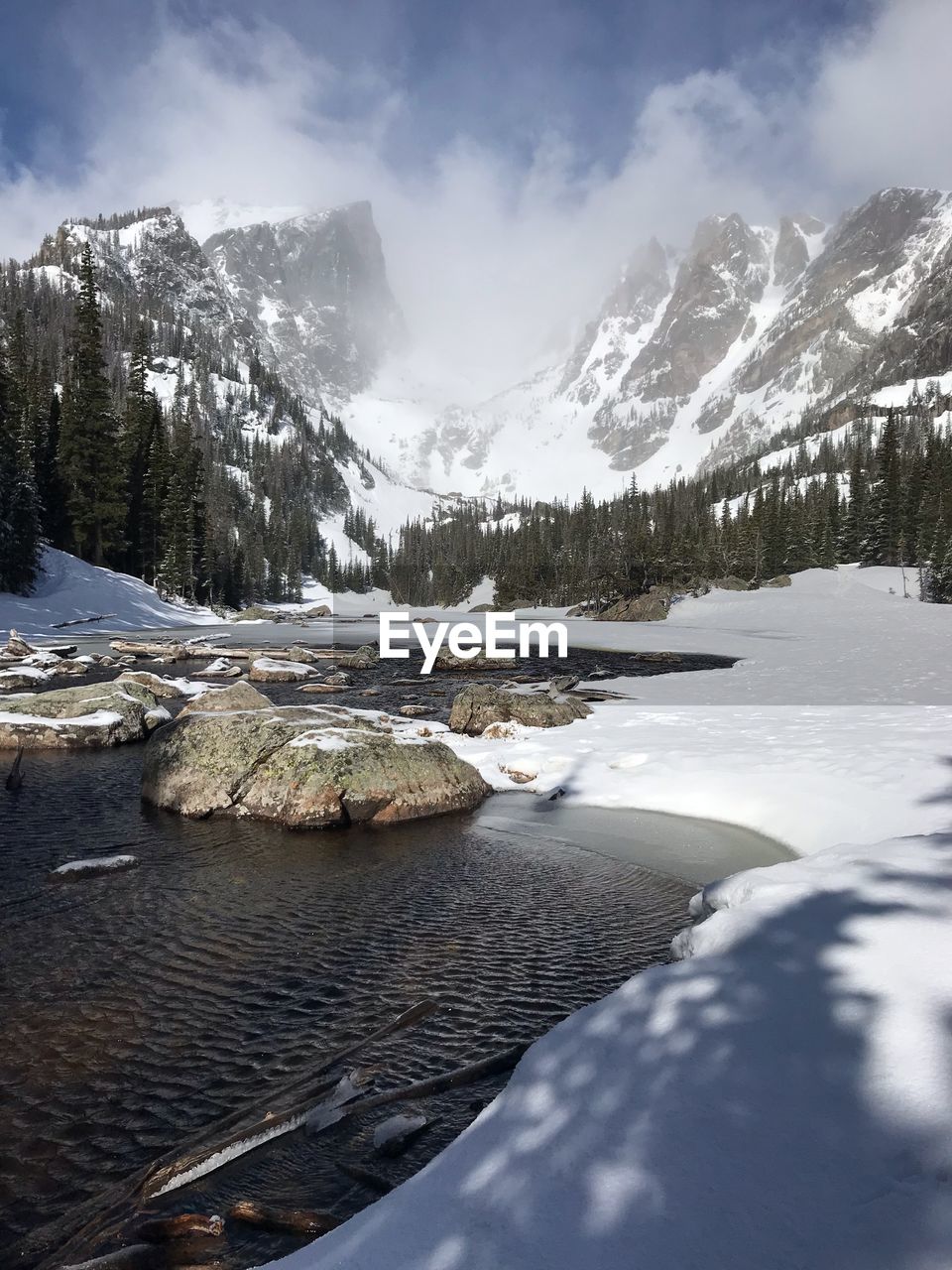 Dream lake in rocky mountain national park, colorado