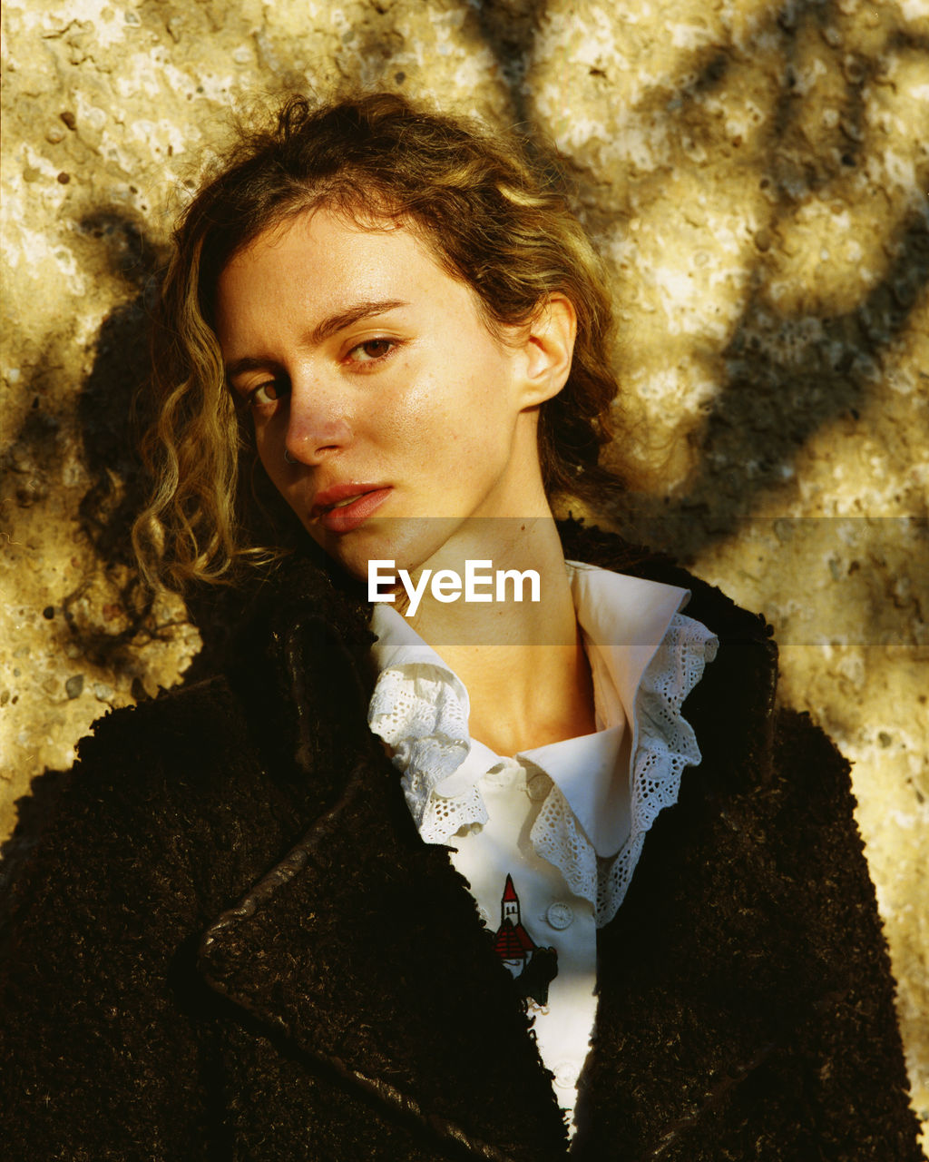 portrait of young woman looking away