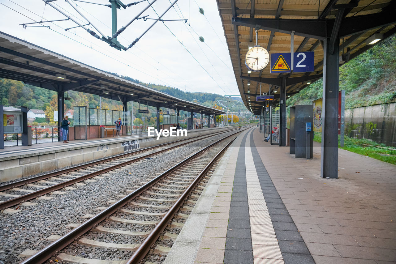 VIEW OF RAILROAD STATION