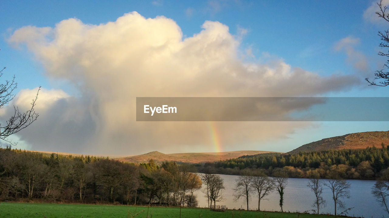 VIEW OF LANDSCAPE AGAINST CLOUDY SKY