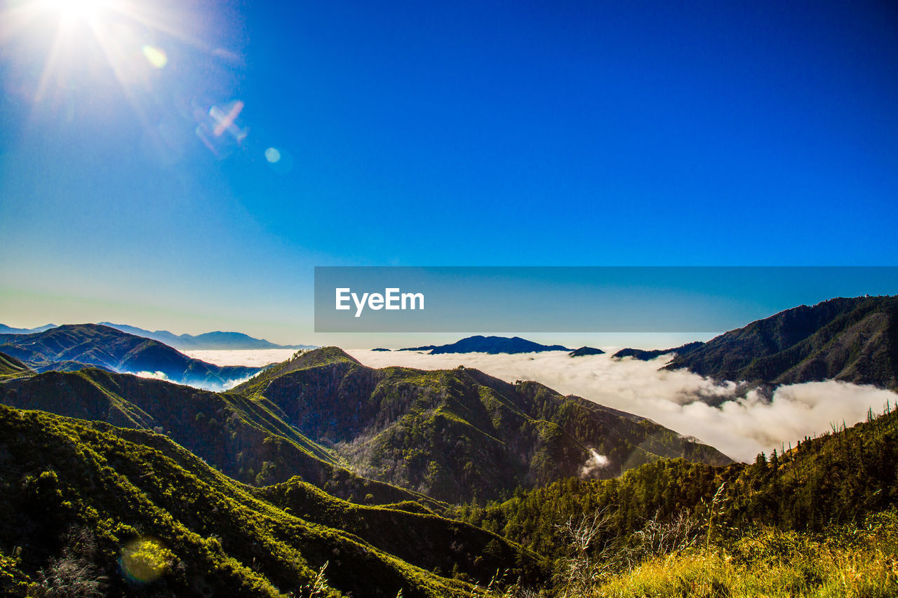 California mountain cloudscapes