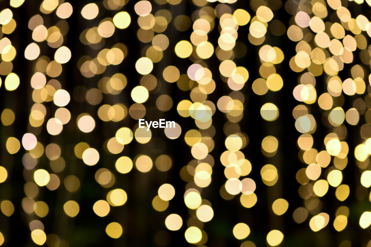 Bokeh from lights.