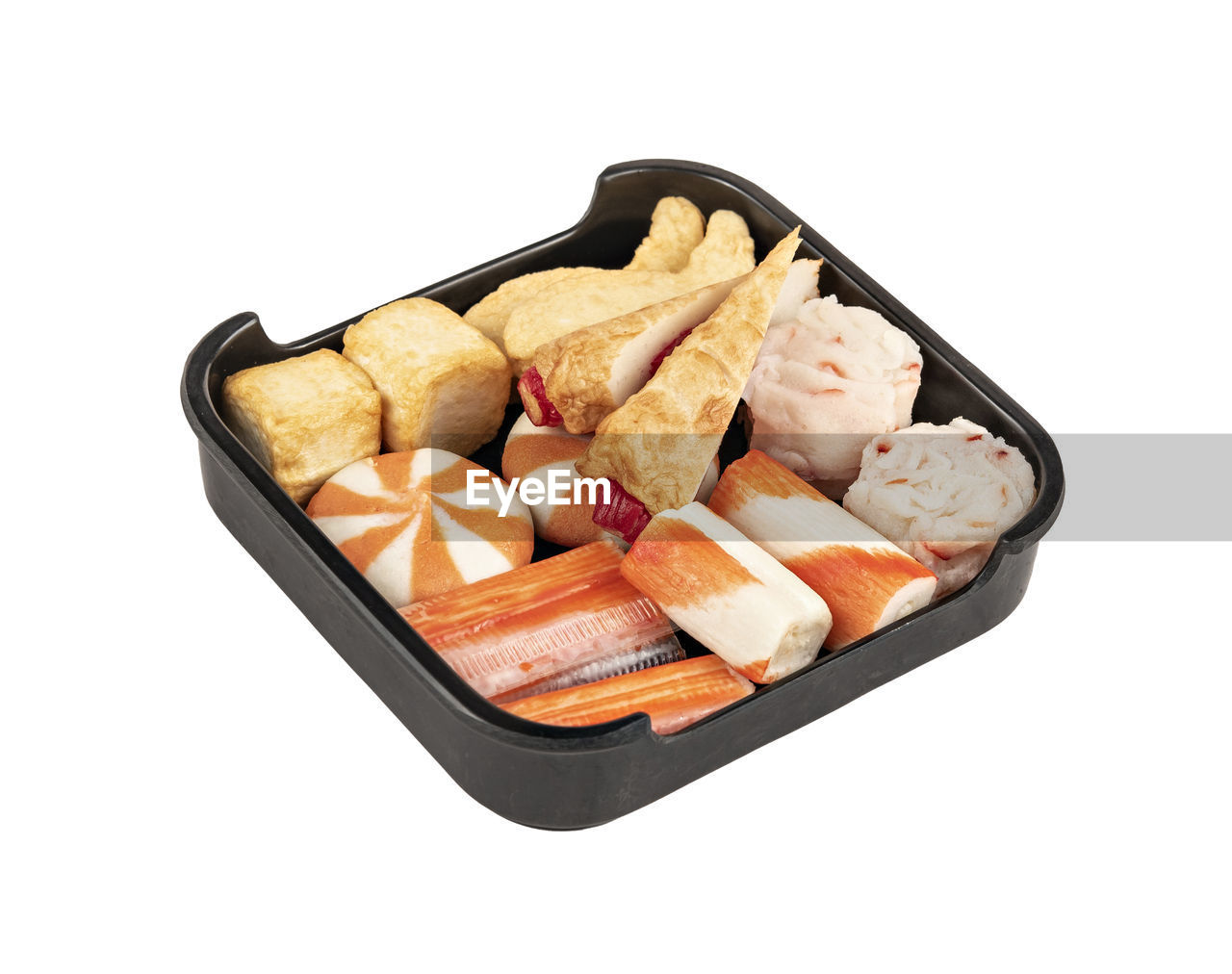 HIGH ANGLE VIEW OF FOOD IN CONTAINER