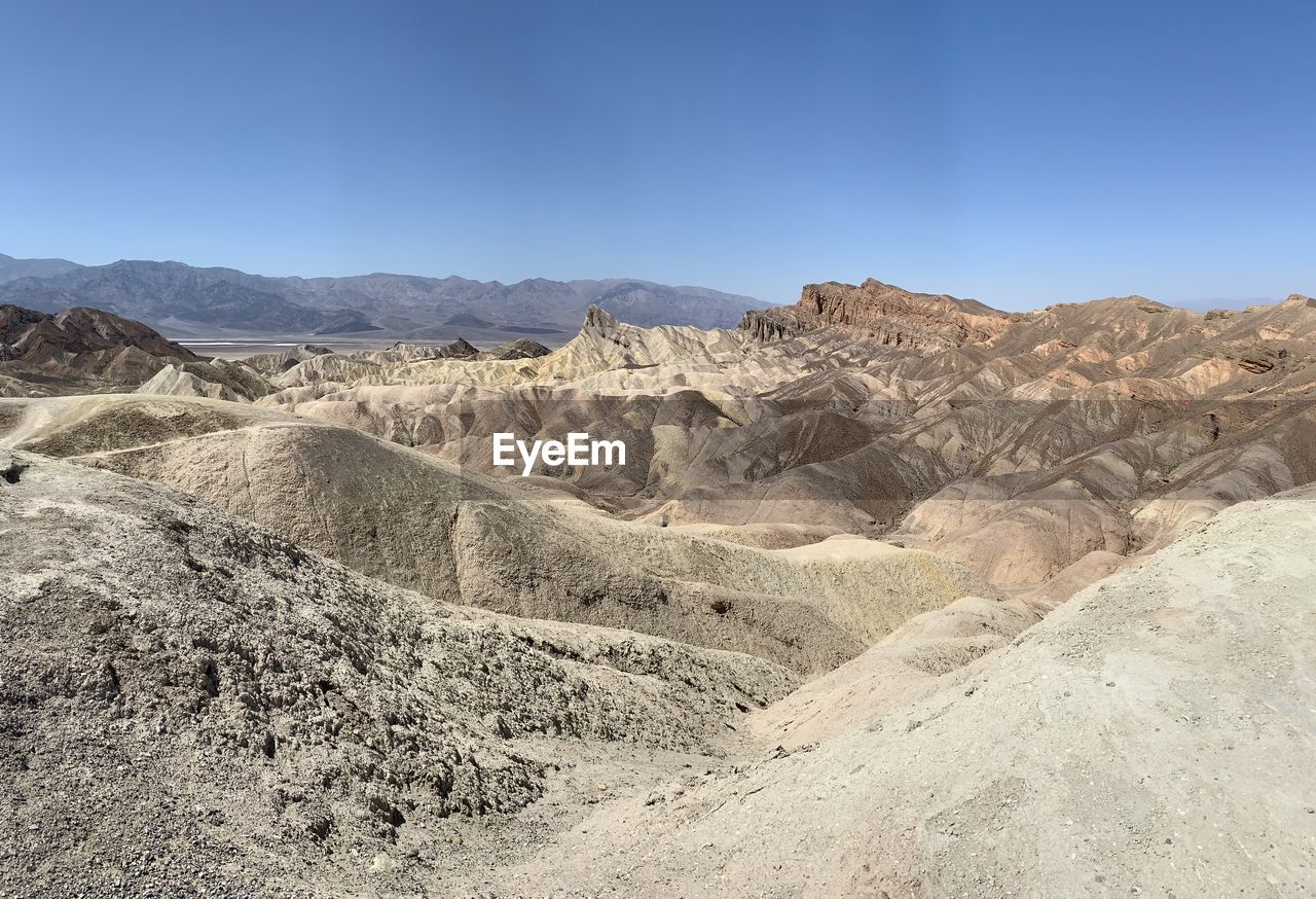 Scenic view of desert against sky