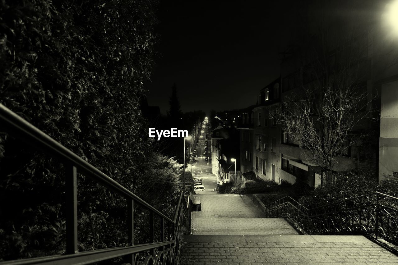 STEPS AT NIGHT