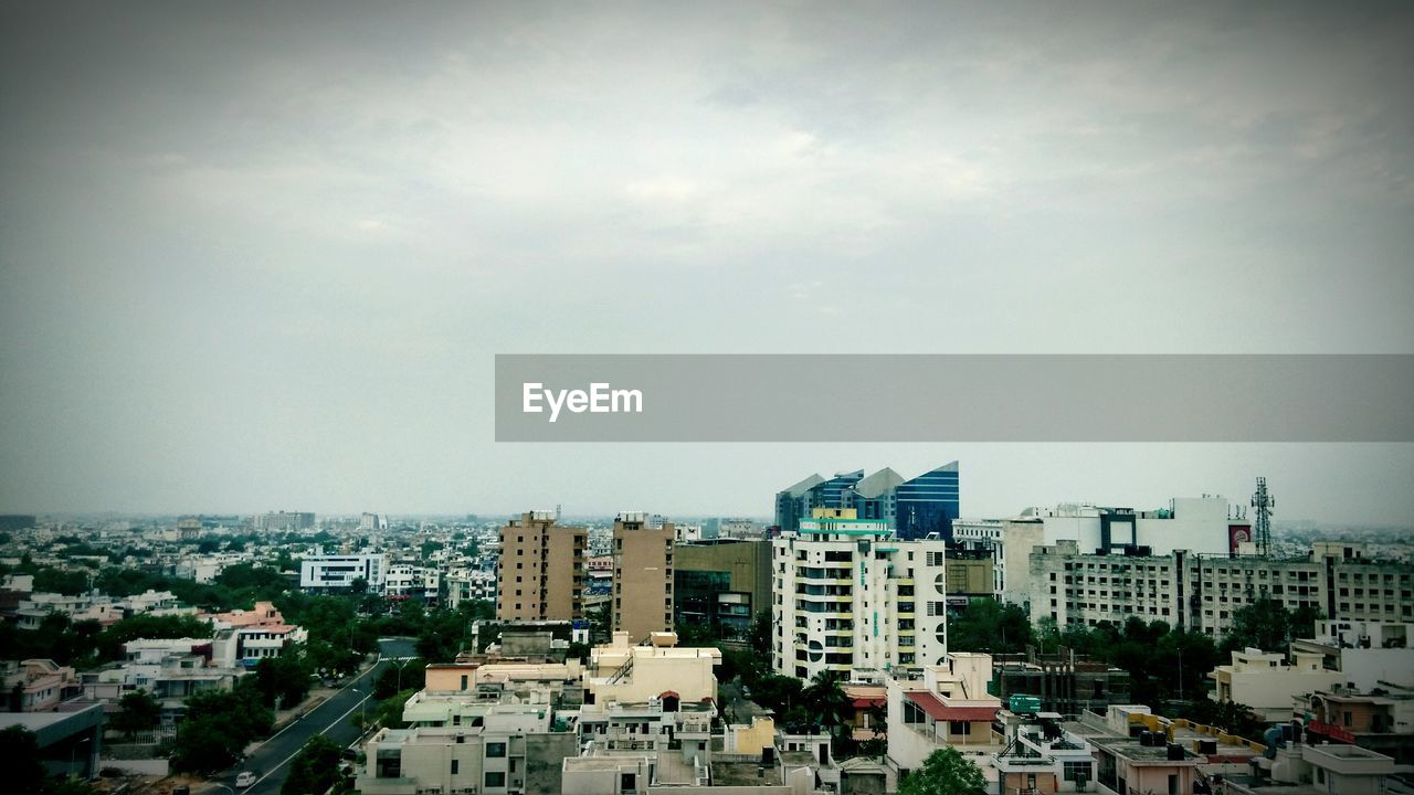 Cityscape against sky