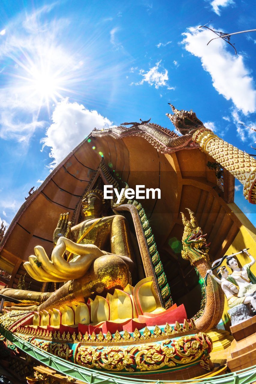 LOW ANGLE VIEW OF TEMPLE AGAINST SKY