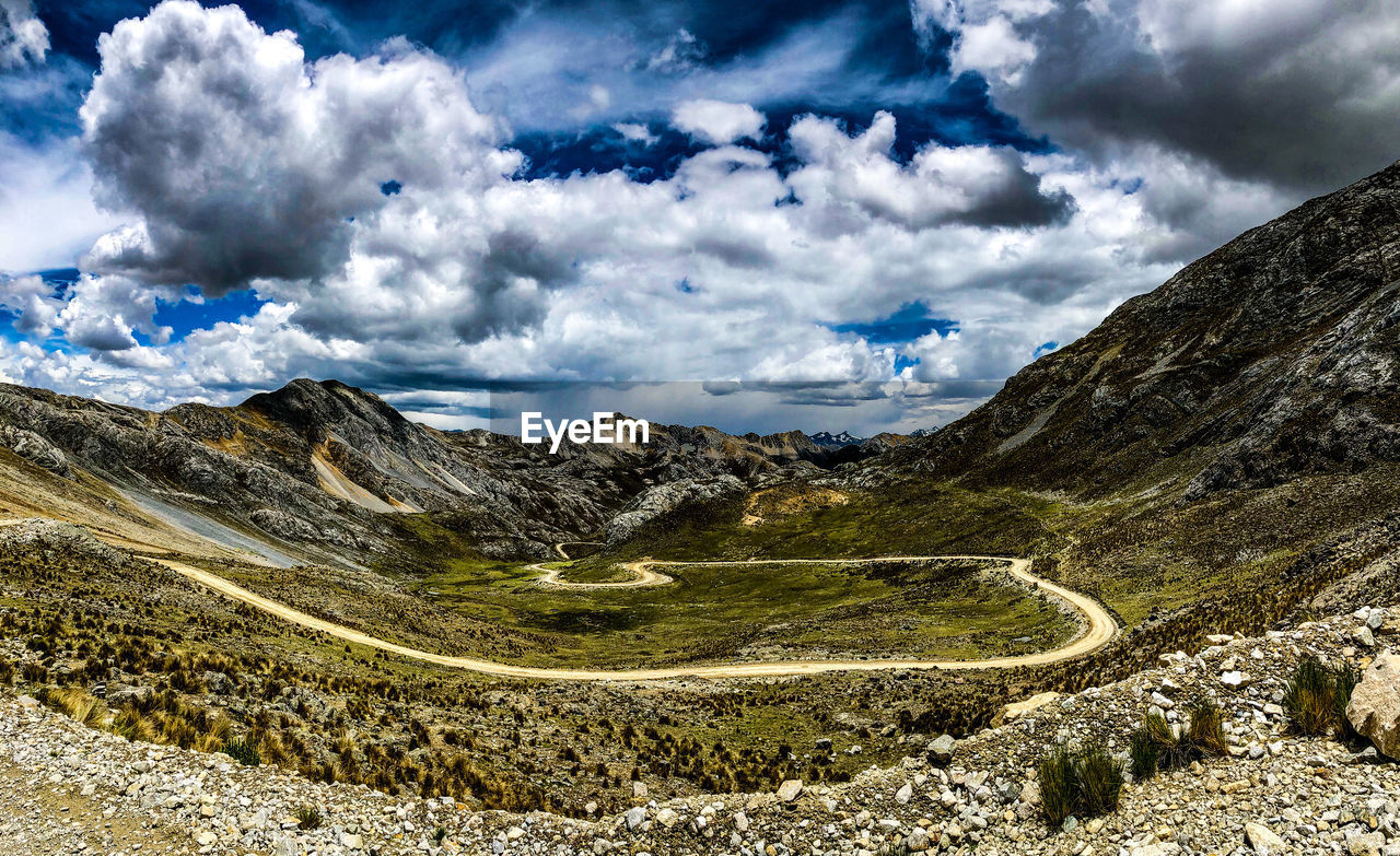 Panoramic view of landscape against sky