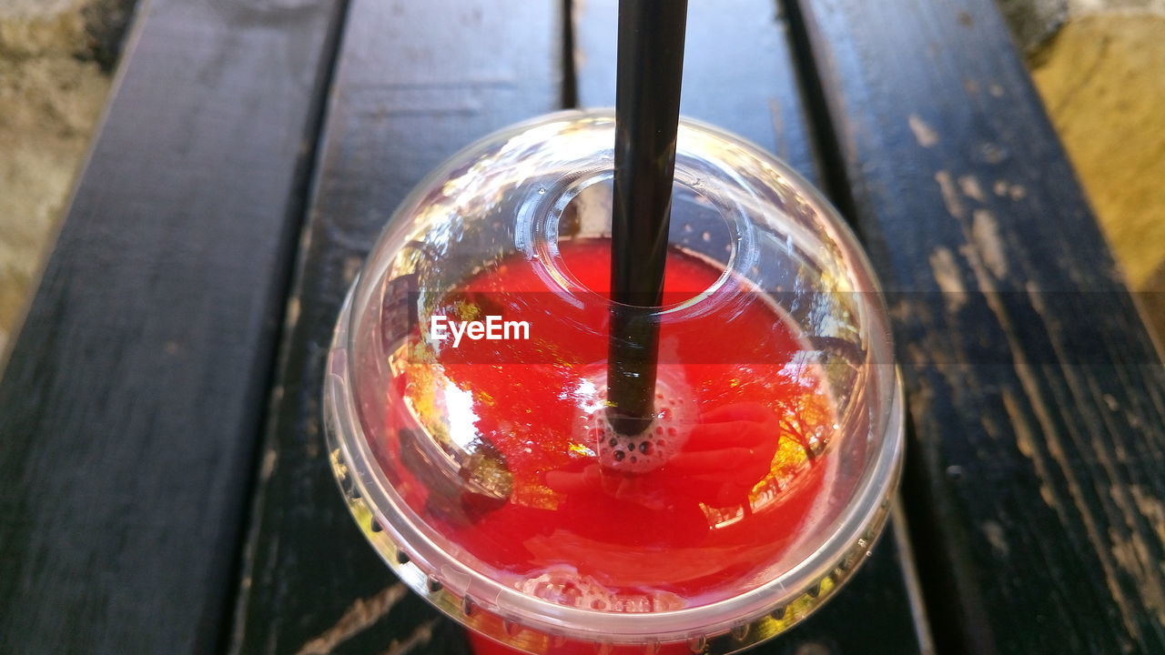 Close-up of drink on table