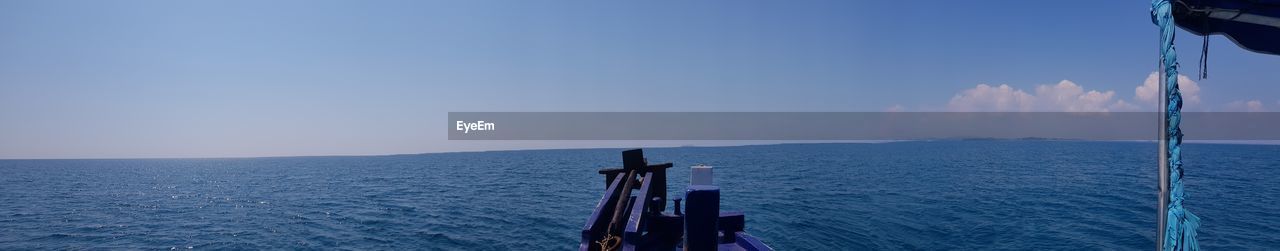 PANORAMIC VIEW OF SEA AGAINST SKY