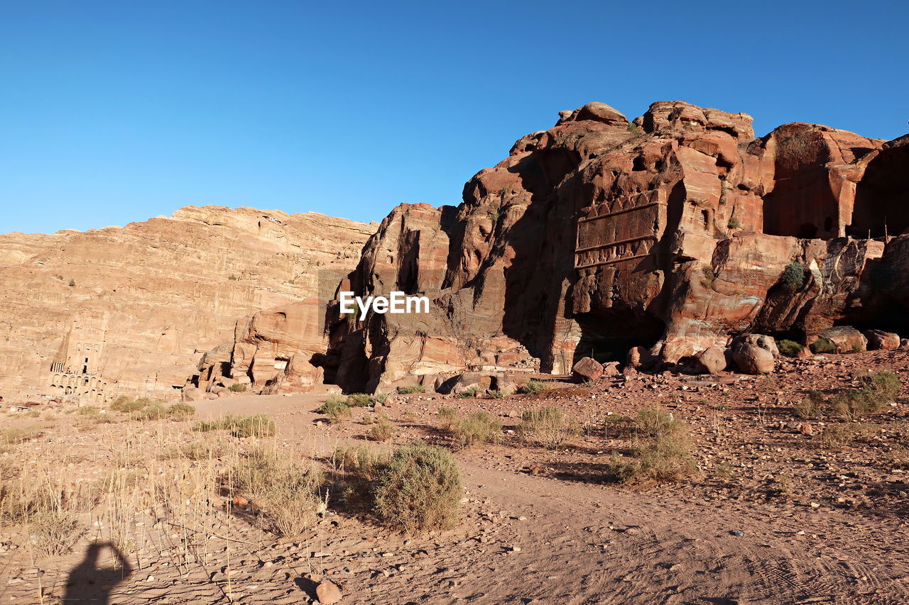 ROCK FORMATIONS ON LANDSCAPE