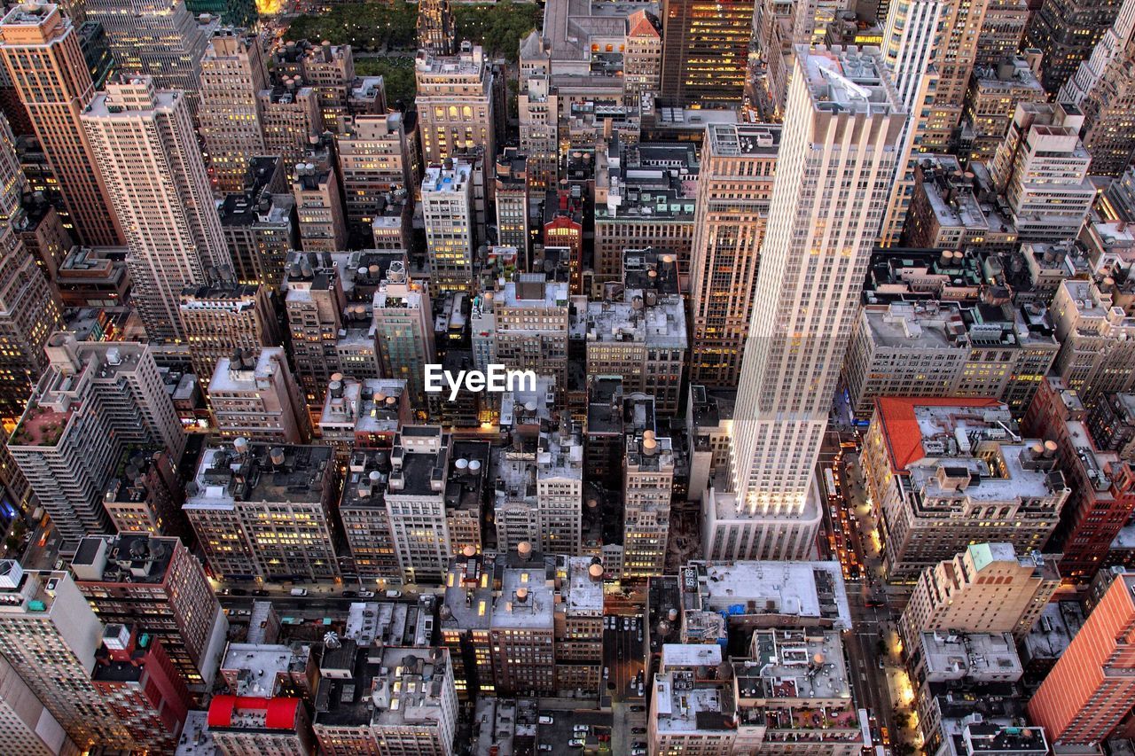 Aerial view of cityscape