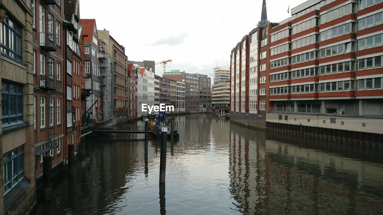 VIEW OF CANAL IN CITY