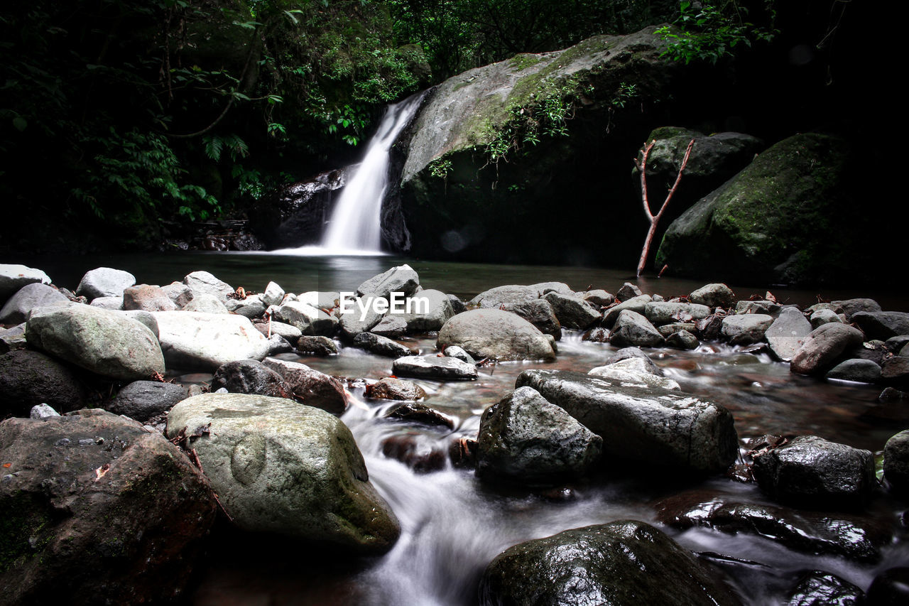 SCENIC VIEW OF WATERFALL