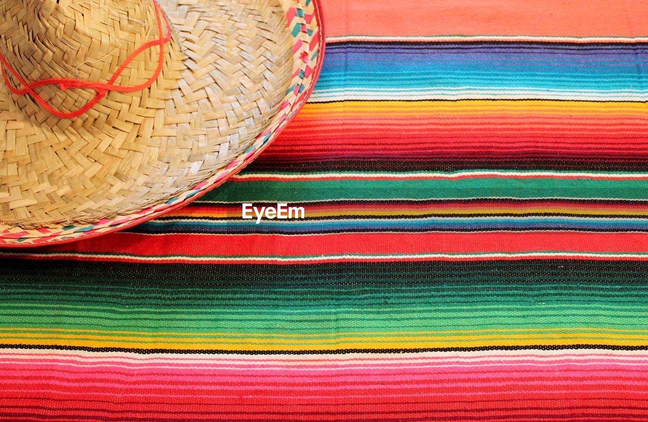 FULL FRAME SHOT OF COLORFUL BASKET